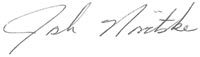 Josh Novitske Signature